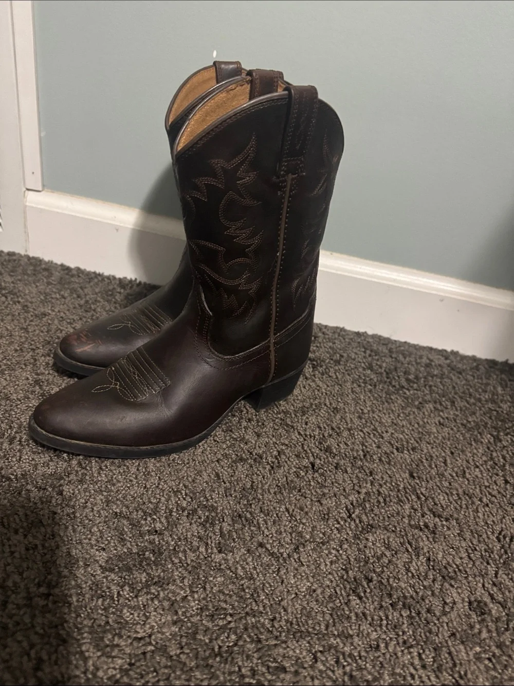 Ariat Kids Brown Western Pull-On Boots